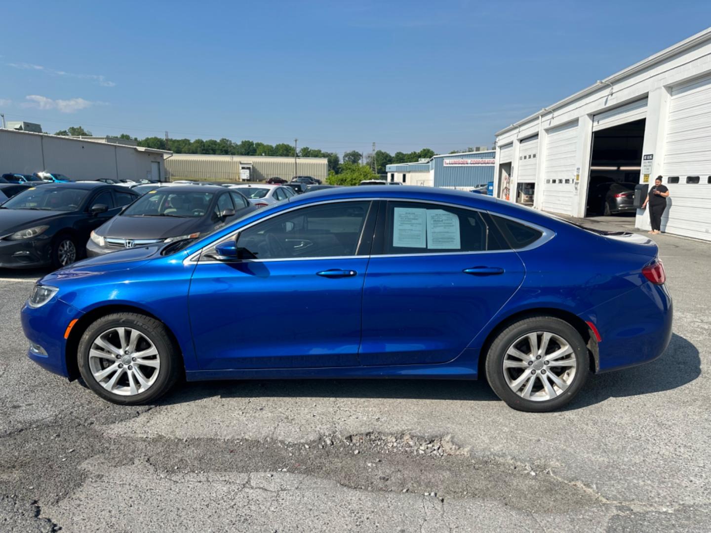 2015 BLUE Chrysler 200 Limited (1C3CCCAB2FN) with an 2.4L L4 DOHC 16V engine, 9-Speed Automatic transmission, located at 1254 Manheim Pike, Lancaster, PA, 17601, (717) 393-9133, 40.062870, -76.323273 - Photo#9